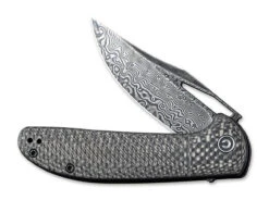 Ortis Damascus Carbon -Edel Messer Geschaft civivi ortis damascus carbon 01we508dam 4 1280x1280