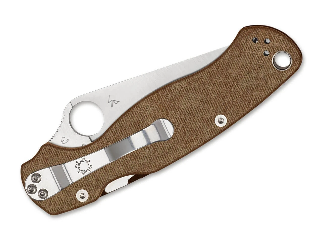 Spyderco Para Military 2 Brown Micarta CruWear 3 Spyderco Para Military 2 Brown Micarta CruWear – Bild 2