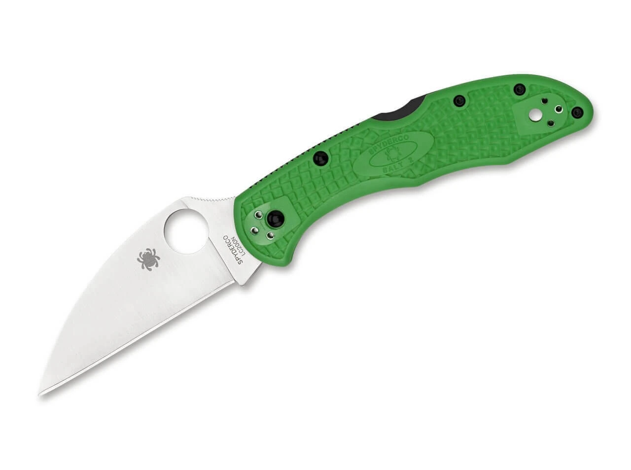 Spyderco Salt 2 Wharncliffe LC200N Green 3 Spyderco Salt 2 Wharncliffe LC200N Green