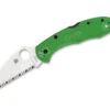 Spyderco Salt 2 Wharncliffe Serrated LC200N Green -Edel Messer Geschaft spyderco salt 2 wharncliffe serrated lc200n green 01sp1141 1280x1280