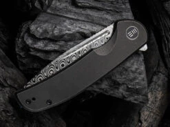 Beacon Damascus Titanium Black -Edel Messer Geschaft we knife beacon damascus titanium black 01we715dam 3 1280x1280